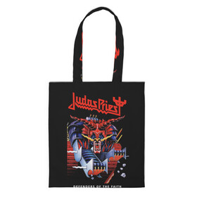 Шоппер 3D с принтом Judas Priest , 100% полиэстер | Плотность: 200 г/м2; Размер: 34×35 см; Высота лямок: 30 см | judas priest | metal | rock | группы | метал | музыка | рок | хард рок | хэви метал