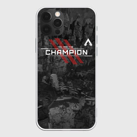 Чехол для iPhone 12 Pro Max с принтом You Are The Champion , Силикон |  | apex | apexlegends | battle | fall | legends | royale | titan | titanfall | апекс | битва | игра | игры | королевская | легенд | легендс | легенды | лого | меха | мехи | онлайн | роботы | символ | титанфол | шутер