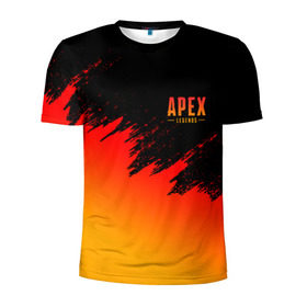 Мужская футболка 3D спортивная с принтом APEX LEGENDS , 100% полиэстер с улучшенными характеристиками | приталенный силуэт, круглая горловина, широкие плечи, сужается к линии бедра | Тематика изображения на принте: apex | apex legends | battle | battle royal | bloodhound | titanfall | wraith | апекс | апекс легендс | батл рояль | битва | война | королевская битва