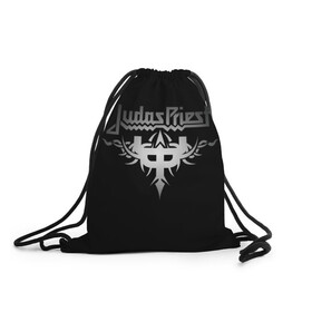 Рюкзак-мешок 3D с принтом Judas Priest , 100% полиэстер | плотность ткани — 200 г/м2, размер — 35 х 45 см; лямки — толстые шнурки, застежка на шнуровке, без карманов и подкладки | judas priest | metal | rock | группы | метал | музыка | рок | хард рок | хэви метал