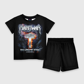 Детский костюм с шортами 3D с принтом Manowar ,  |  | heavy metal | manowar | power metal | группы | метал | музыка | пауэр метал | рок | хеви метал