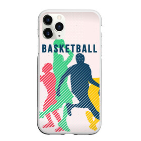 Чехол для iPhone 11 Pro матовый с принтом Баскетбол , Силикон |  | Тематика изображения на принте: баскет | баскетбол | вип | дизайн | люди | мяч | новинка | спорт | спортсмен | топ | тренд | человек