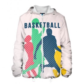 Мужская куртка 3D с принтом Баскетбол , ткань верха — 100% полиэстер, подклад — флис | прямой крой, подол и капюшон оформлены резинкой с фиксаторами, два кармана без застежек по бокам, один большой потайной карман на груди. Карман на груди застегивается на липучку | Тематика изображения на принте: баскет | баскетбол | вип | дизайн | люди | мяч | новинка | спорт | спортсмен | топ | тренд | человек