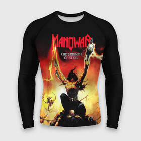 Мужской рашгард 3D с принтом Manowar ,  |  | heavy metal | manowar | power metal | группы | метал | музыка | пауэр метал | рок | хеви метал