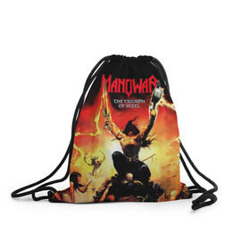 Рюкзак-мешок 3D с принтом Manowar , 100% полиэстер | плотность ткани — 200 г/м2, размер — 35 х 45 см; лямки — толстые шнурки, застежка на шнуровке, без карманов и подкладки | heavy metal | manowar | power metal | группы | метал | музыка | пауэр метал | рок | хеви метал