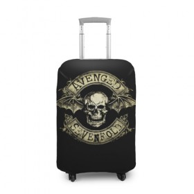 Чехол для чемодана 3D с принтом Avenged Sevenfold , 86% полиэфир, 14% спандекс | двустороннее нанесение принта, прорези для ручек и колес | a7x | avenged sevenfold | heavy metal | metal | группы | метал | музыка | прогрессивный метал | рок | хард рок | хэви метал