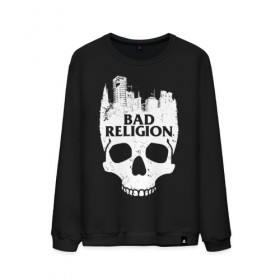 Мужской свитшот хлопок с принтом Bad Religion , 100% хлопок |  | Тематика изображения на принте: bad religion | hardcore | punk | группы | музыка | панк | панк рок | рок