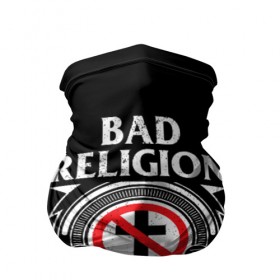 Бандана-труба 3D с принтом Bad Religion , 100% полиэстер, ткань с особыми свойствами — Activecool | плотность 150‒180 г/м2; хорошо тянется, но сохраняет форму | bad religion | hardcore | punk | группы | музыка | панк | панк рок | рок