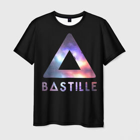 Мужская футболка 3D с принтом Bastille , 100% полиэфир | прямой крой, круглый вырез горловины, длина до линии бедер | bad blood | bastille | wild world | группы | дэн смит | инди | музыка | поп