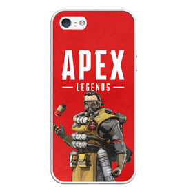 Чехол для iPhone 5/5S матовый с принтом CAUSTIC APEX LEGENDS , Силикон | Область печати: задняя сторона чехла, без боковых панелей | Тематика изображения на принте: apex | caustic | legend | legends | titanfall | апекс | арех | бангалор | бладхаунд | гибралтар | каустик | лайфлайн | ледженд | леджендс | мираж | орех | рэйф