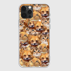 Чехол для iPhone 12 Pro Max с принтом Котята и лисята , Силикон |  | cats | foxes | kittens | pu | весёлые | взгляд | геометрический | геометрия | голова | графика | дикая | добрые | домашние | животные | иллюстрация | картинка | коллаж | коты | котята | лисы | лисята | мода