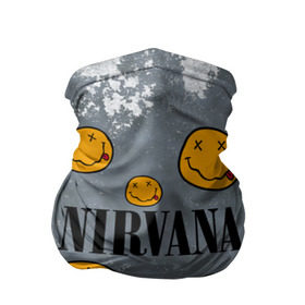 Бандана-труба 3D с принтом NIRVANA , 100% полиэстер, ткань с особыми свойствами — Activecool | плотность 150‒180 г/м2; хорошо тянется, но сохраняет форму | nirvana | альтернативный рок | гранж | группа | курт кобейн | логотип нирвана | музыка | нирвана | песни | рок