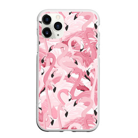 Чехол для iPhone 11 Pro Max матовый с принтом Фламинго , Силикон |  | birds | drawing | fashion | feathers | flamingo | graphics | illustration | picture | pink | stand | style | wings | youth | графика | иллюстрация | картинка | клюв | красивые | крылья | мода | молодежная | перья | птицы | рисунок | розовый | стиль | стоя