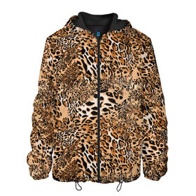 Мужская куртка 3D с принтом Леопард , ткань верха — 100% полиэстер, подклад — флис | прямой крой, подол и капюшон оформлены резинкой с фиксаторами, два кармана без застежек по бокам, один большой потайной карман на груди. Карман на груди застегивается на липучку | camouflage | cat | disguise | fashion | illustration | jungle | leopard | predator | skin | spots | style | wild | youth | графика | джунгли | дикий | иллюстрация | камуфляж | картинка | кошка | леопард | маскировка | мода | молодежная | пятна | рисунок |