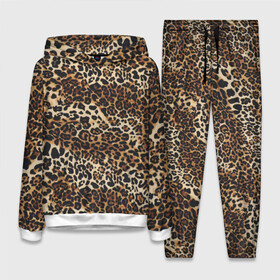 Женский костюм 3D (с толстовкой) с принтом Леопард ,  |  | camouflage | cat | disguise | fashion | illustration | jungle | leopard | predator | skin | spots | style | wild | youth | графика | джунгли | дикий | иллюстрация | камуфляж | картинка | кошка | леопард | маскировка | мода | молодежная | пятна | рисунок |