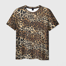 Мужская футболка 3D с принтом Леопард , 100% полиэфир | прямой крой, круглый вырез горловины, длина до линии бедер | Тематика изображения на принте: camouflage | cat | disguise | fashion | illustration | jungle | leopard | predator | skin | spots | style | wild | youth | графика | джунгли | дикий | иллюстрация | камуфляж | картинка | кошка | леопард | маскировка | мода | молодежная | пятна | рисунок |