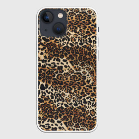 Чехол для iPhone 13 mini с принтом Леопард ,  |  | camouflage | cat | disguise | fashion | illustration | jungle | leopard | predator | skin | spots | style | wild | youth | графика | джунгли | дикий | иллюстрация | камуфляж | картинка | кошка | леопард | маскировка | мода | молодежная | пятна | рисунок |