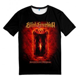 Мужская футболка 3D с принтом Blind Guardian , 100% полиэфир | прямой крой, круглый вырез горловины, длина до линии бедер | Тематика изображения на принте: blind guardian | heavy metal | metal | группа | метал | музыка | пауэр метал | рок | хэви метал