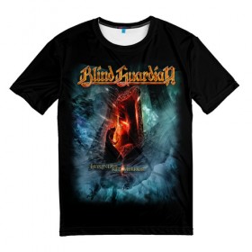 Мужская футболка 3D с принтом Blind Guardian , 100% полиэфир | прямой крой, круглый вырез горловины, длина до линии бедер | Тематика изображения на принте: blind guardian | heavy metal | metal | группа | метал | музыка | пауэр метал | рок | хэви метал