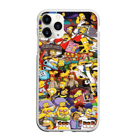 Чехол для iPhone 11 Pro матовый с принтом Симпсоны , Силикон |  | bombing | simpson | sticker | sticker bombing | style | supreme | swag | trasher | trend | барт | бомбинг | гомер | мардж | симпсоны | стикер | стикербомбинг | стиль