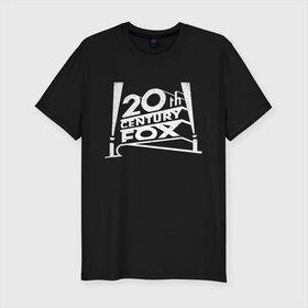 Мужская футболка хлопок Slim с принтом 20th Century Fox_2 , 92% хлопок, 8% лайкра | приталенный силуэт, круглый вырез ворота, длина до линии бедра, короткий рукав | 20 век фокс | 20th century fox | киностудия