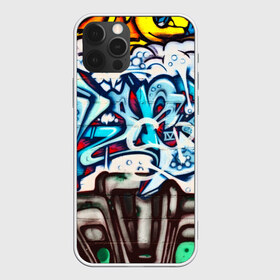 Чехол для iPhone 12 Pro Max с принтом Graffiti , Силикон |  | Тематика изображения на принте: grafity | paint | street art | urban | город | граффити | искусство | кирпичи | краски | рисунки | стена | улицы | уличное искусство