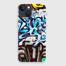 Чехол для iPhone 13 mini с принтом Graffiti ,  |  | grafity | paint | street art | urban | город | граффити | искусство | кирпичи | краски | рисунки | стена | улицы | уличное искусство