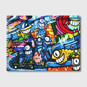 Альбом для рисования с принтом GRAFFITI EXCLUSIVE , 100% бумага
 | матовая бумага, плотность 200 мг. | Тематика изображения на принте: grafity | paint | street art | urban | город | граффити | искусство | кирпичи | краски | рисунки | стена | улицы | уличное искусство