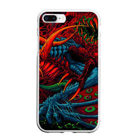 Чехол для iPhone 7Plus/8 Plus матовый с принтом CS GOHYPER BEAST , Силикон | Область печати: задняя сторона чехла, без боковых панелей | awp | counter strike | cyber sport | game | hyper beast | skin | sport | авп | игры | скин | скоростной зверь