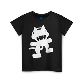 Детская футболка хлопок с принтом Monstercat , 100% хлопок | круглый вырез горловины, полуприлегающий силуэт, длина до линии бедер | monstercat | клуб | клубная музыка | кот | котенок | кошка | лейбл | монстар | монстар кет | монстер | музыка | танцевальная музыка | электронная | электронная музыка