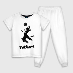 Детская пижама хлопок с принтом Haikyuu!! Shouyou Hinata , 100% хлопок |  брюки и футболка прямого кроя, без карманов, на брюках мягкая резинка на поясе и по низу штанин
 | haikyuu | shouyou hinata | волейбол | волейбол аниме | шоё хината