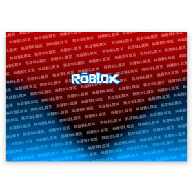 Поздравительная открытка с принтом ROBLOX , 100% бумага | плотность бумаги 280 г/м2, матовая, на обратной стороне линовка и место для марки
 | roblox | roblox com | roblox gaming | roblox simulator | роблокс | роблокс roblox.