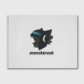 Альбом для рисования с принтом Monstercat , 100% бумага
 | матовая бумага, плотность 200 мг. | monstercat | клуб | клубная музыка | кот | котенок | кошка | лейбл | монстар | монстар кет | монстер | музыка | танцевальная музыка | электронная | электронная музыка