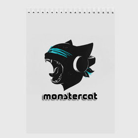 Скетчбук с принтом Monstercat , 100% бумага
 | 48 листов, плотность листов — 100 г/м2, плотность картонной обложки — 250 г/м2. Листы скреплены сверху удобной пружинной спиралью | Тематика изображения на принте: monstercat | клуб | клубная музыка | кот | котенок | кошка | лейбл | монстар | монстар кет | монстер | музыка | танцевальная музыка | электронная | электронная музыка