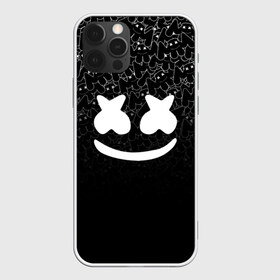 Чехол для iPhone 12 Pro Max с принтом MARSHMELLO BLACK , Силикон |  | Тематика изображения на принте: black | dj | marshmello | usa | америка | клубная музыка | маршмелло | музыка | музыкант