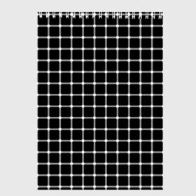 Скетчбук с принтом Неуловимые серый точки , 100% бумага
 | 48 листов, плотность листов — 100 г/м2, плотность картонной обложки — 250 г/м2. Листы скреплены сверху удобной пружинной спиралью | иллюзия | кажется | квадраты | клетка | круги | линии | полосы | сетка | точки | ячейка