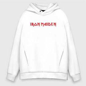 Мужское худи Oversize хлопок с принтом Iron Maiden , френч-терри — 70% хлопок, 30% полиэстер. Мягкий теплый начес внутри —100% хлопок | боковые карманы, эластичные манжеты и нижняя кромка, капюшон на магнитной кнопке | heavy metal | iron maiden | metal | music