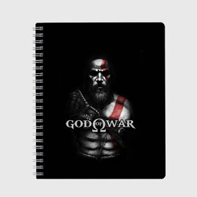 Тетрадь с принтом God of War , 100% бумага | 48 листов, плотность листов — 60 г/м2, плотность картонной обложки — 250 г/м2. Листы скреплены сбоку удобной пружинной спиралью. Уголки страниц и обложки скругленные. Цвет линий — светло-серый
 | Тематика изображения на принте: god of war | арес | афина | бог | бог войны | воин | генерал | гидра | кратос | призрак | спарта | татуировка