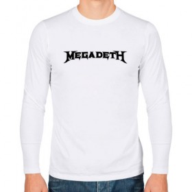 Мужской лонгслив хлопок с принтом Megadeth , 100% хлопок |  | 