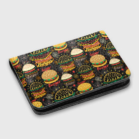 Картхолдер с принтом с принтом Гамбургеры , натуральная матовая кожа | размер 7,3 х 10 см; кардхолдер имеет 4 кармана для карт; | hamburgers | sandwic | булочка | бутерброды | быстрая | гамбургер | гамбургеры | геометрический | графика | еда | зелень | иллюстрация | картинка | кунжут | мода | мясо | надпись | орнамент | рисунок | свежий