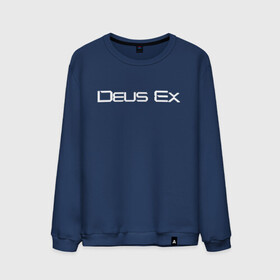 Мужской свитшот хлопок с принтом DEUS EX , 100% хлопок |  | cyberpunk | deus ex | future | game | будущ | игра | киберпанк