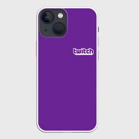 Чехол для iPhone 13 mini с принтом Twitch ,  |  | видеоигры | видеостриминг | киберспорт | стрим | трансляции | турниры