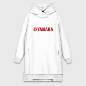 Платье-худи хлопок с принтом YAMAHA ,  |  | bike | moto | motorcycle | r1 | r6 | yamaha | байк | мото | мотоциклы | ямаха