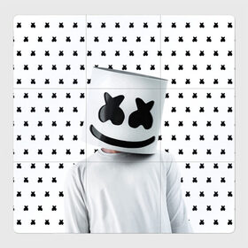 Магнитный плакат 3Х3 с принтом MARSHMELLO White , Полимерный материал с магнитным слоем | 9 деталей размером 9*9 см | marsh | marshmallow | marshmello | marshmelo | mello | music | smile | диджей | лого | маршмеллов | маршмеллоу | маршмеллу | маршмело | маршмелов | маршмелоу | музыка | музыкант | рожица | трэп | улыбка | хаус