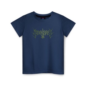 Детская футболка хлопок с принтом Moonspell , 100% хлопок | круглый вырез горловины, полуприлегающий силуэт, длина до линии бедер | black | folk | gothic | gothic black | moonspell | symphonic black