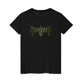 Женская футболка хлопок с принтом Moonspell , 100% хлопок | прямой крой, круглый вырез горловины, длина до линии бедер, слегка спущенное плечо | black | folk | gothic | gothic black | moonspell | symphonic black