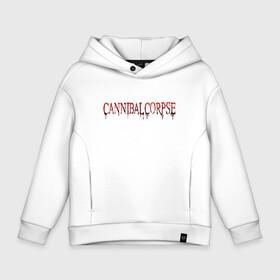 Детское худи Oversize хлопок с принтом Cannibal Corpse , френч-терри — 70% хлопок, 30% полиэстер. Мягкий теплый начес внутри —100% хлопок | боковые карманы, эластичные манжеты и нижняя кромка, капюшон на магнитной кнопке | Тематика изображения на принте: cannibal corpse | death