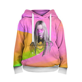 Детская толстовка 3D с принтом Billie Eilish , 100% полиэстер | двухслойный капюшон со шнурком для регулировки, мягкие манжеты на рукавах и по низу толстовки, спереди карман-кенгуру с мягким внутренним слоем | billie eilish | lovely | music | ocean eyes | pop | билли айлиш | девушка | музыка | океан | поп | эйлиш | элиш