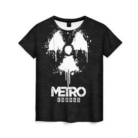 Женская футболка 3D с принтом METRO EXODUS , 100% полиэфир ( синтетическое хлопкоподобное полотно) | прямой крой, круглый вырез горловины, длина до линии бедер | exodus | horror | metro 2033 | metro exodus | sparta | survival | артём | игры | исход | метро | метро 2035 | спарта | спартанцы
