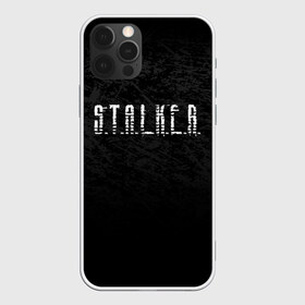 Чехол для iPhone 12 Pro Max с принтом S T A L K E R , Силикон |  | anomaly | bandit | chernobyl | logo | pripyat | shadow of chernobyl | stalker | stalker 2 | zone | аномалия | бандиты | зона | лого | меченый | припять | сталкер | сталкер 2 | тени чернобыля | чернобыль | чистое небо